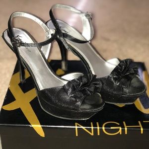 Black heels, worn once for prom
